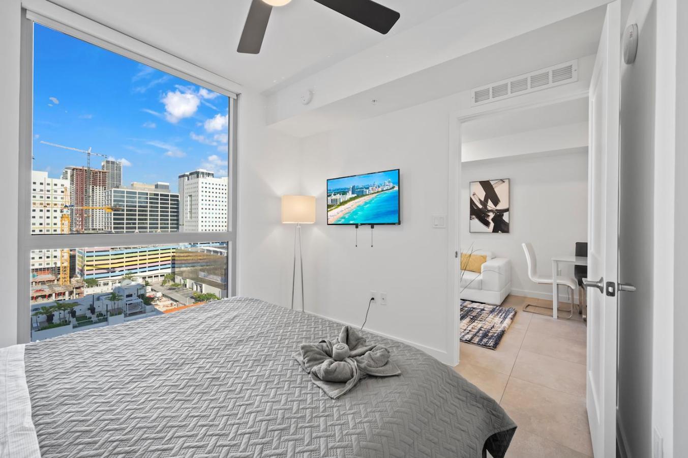 شقة Modern Unit Mins From Brickell With Free Parking ميامي المظهر الخارجي الصورة